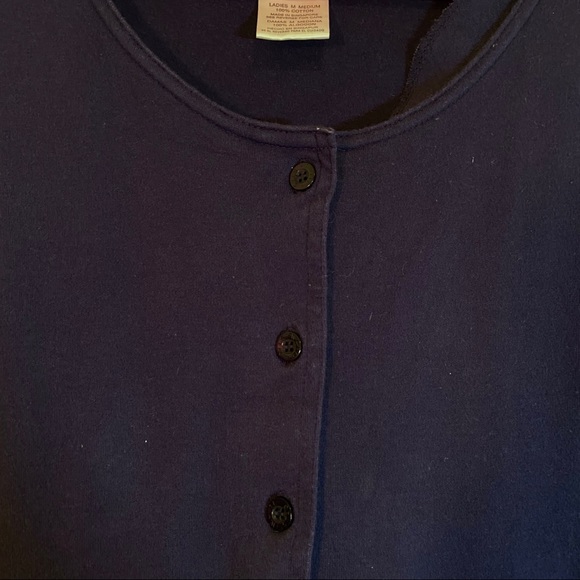 Navy Button Up Maxi Dress - Picture 6 of 6